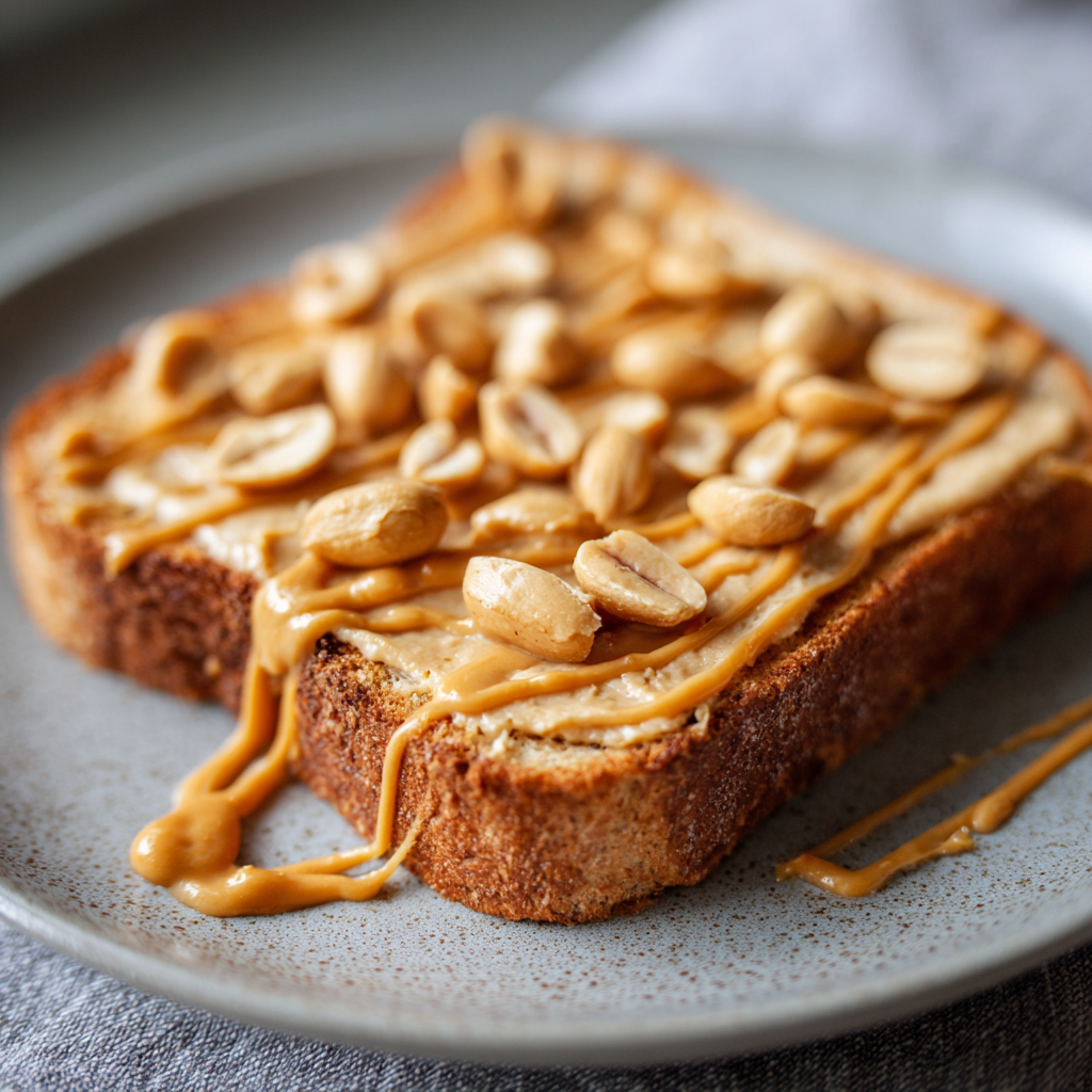 Peanut Butter Toast - Recipe Image