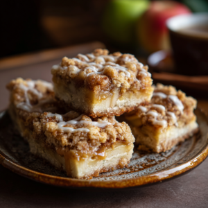 Apple Cinnamon Crumble Bars Recipe
