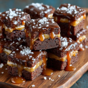 Salted Caramel Brownie Bites Recipe