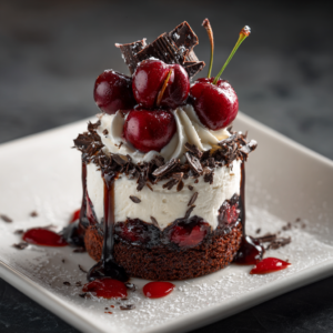 Black Forest Mini Cake Recipe