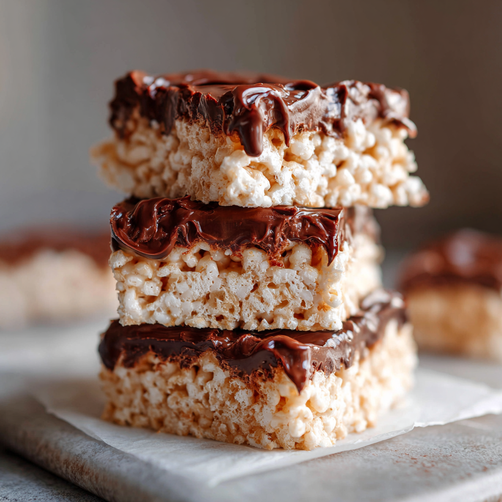 Rice Krispie Chocolate Bars Recipe