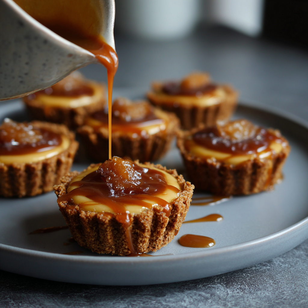 Caramel Biscuit Cups Recipe