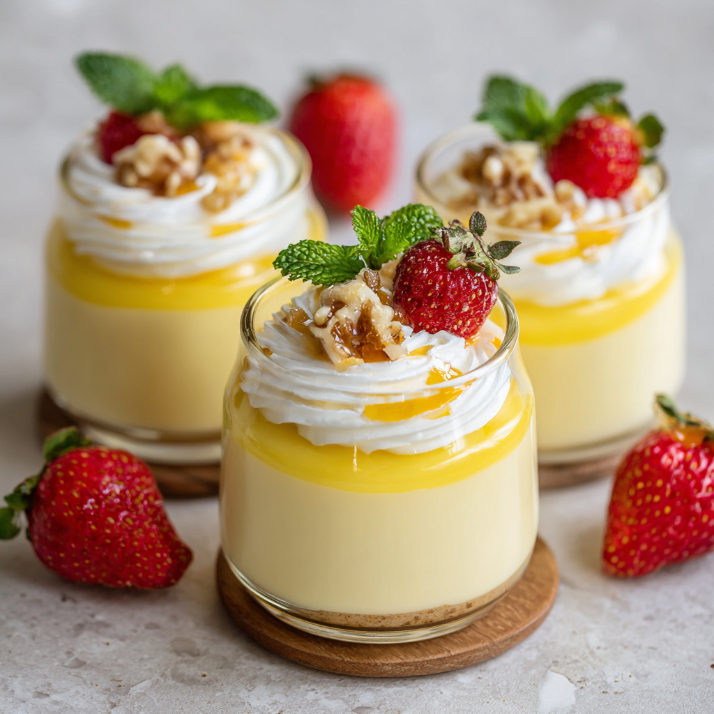Vanilla Pudding Cups Recipe