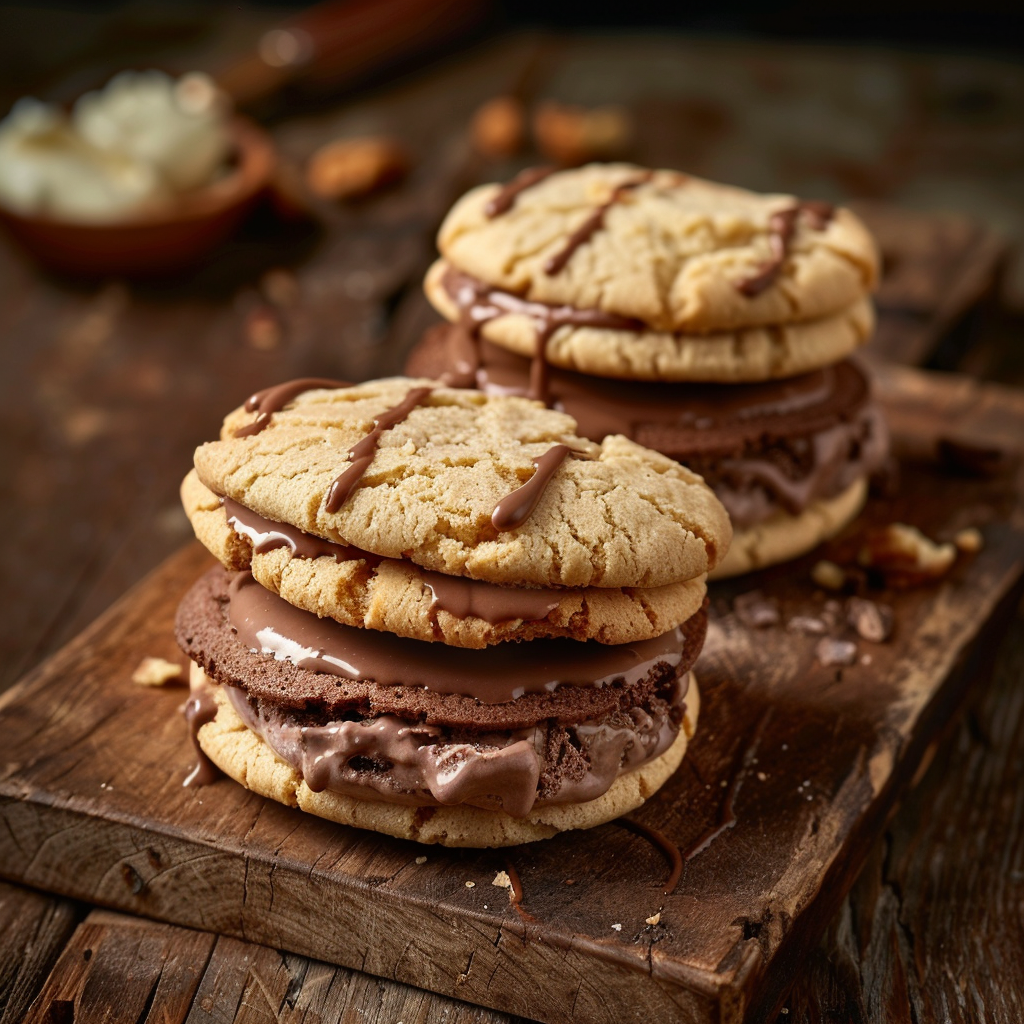 Nutella Ice Cream Sandwiches Recipe