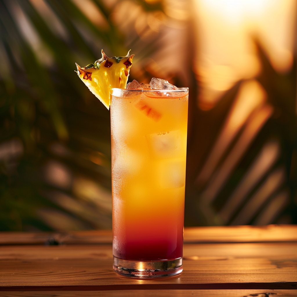 Tropical Sunset Drink Recipe