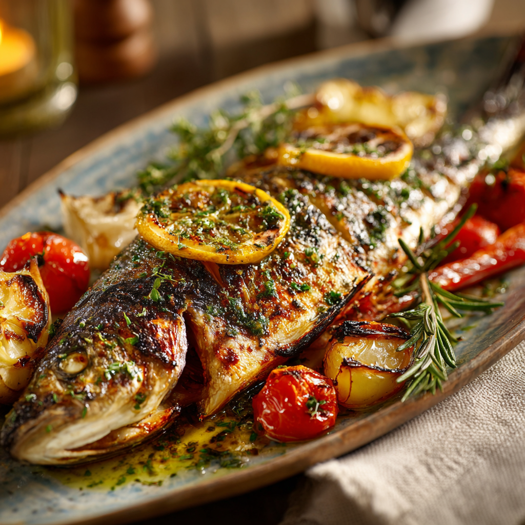 emon Herb Grilled Fish Recipe