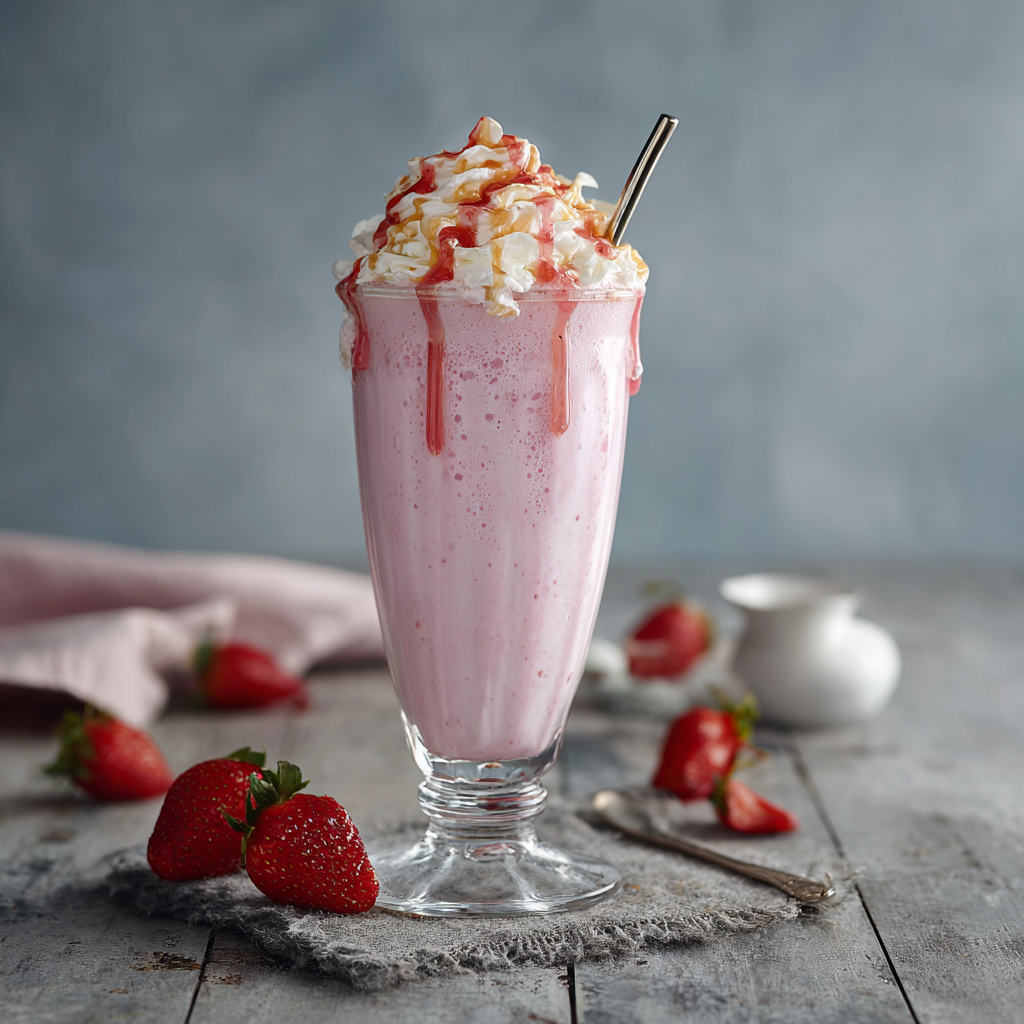 Strawberry Milkshake Recipe