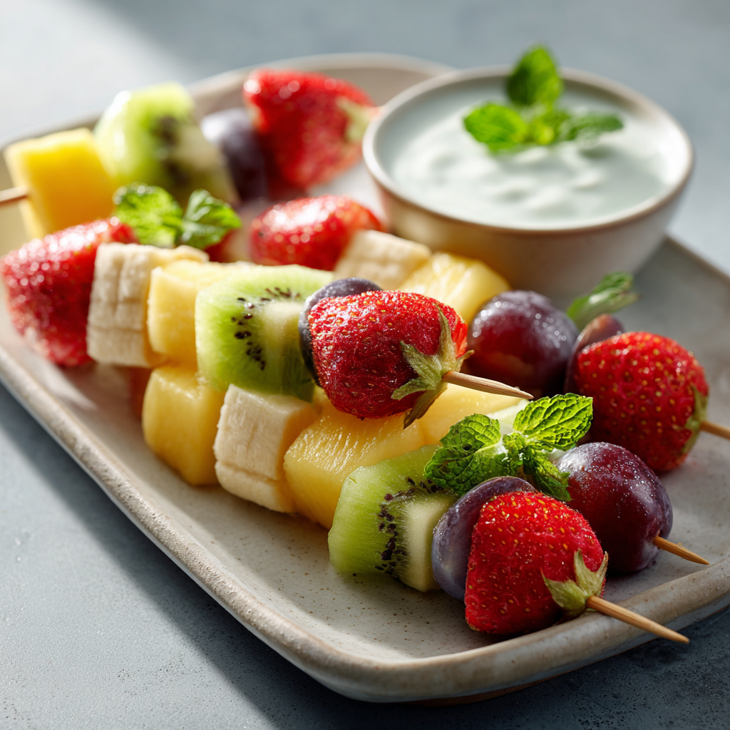 Breakfast Fruit Skewers Recipe