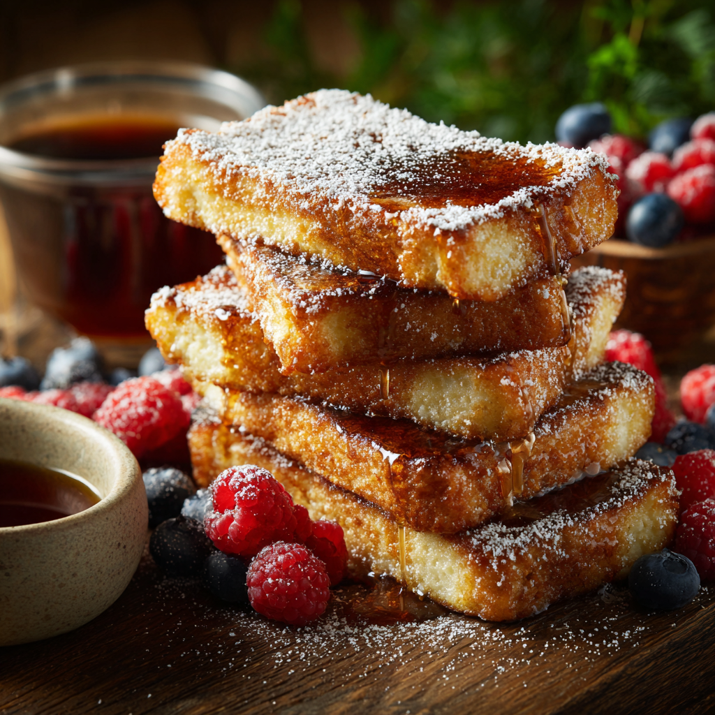 French Toast Sticks Recipe 3 French Toast Sticks Recipe - Recipe Image