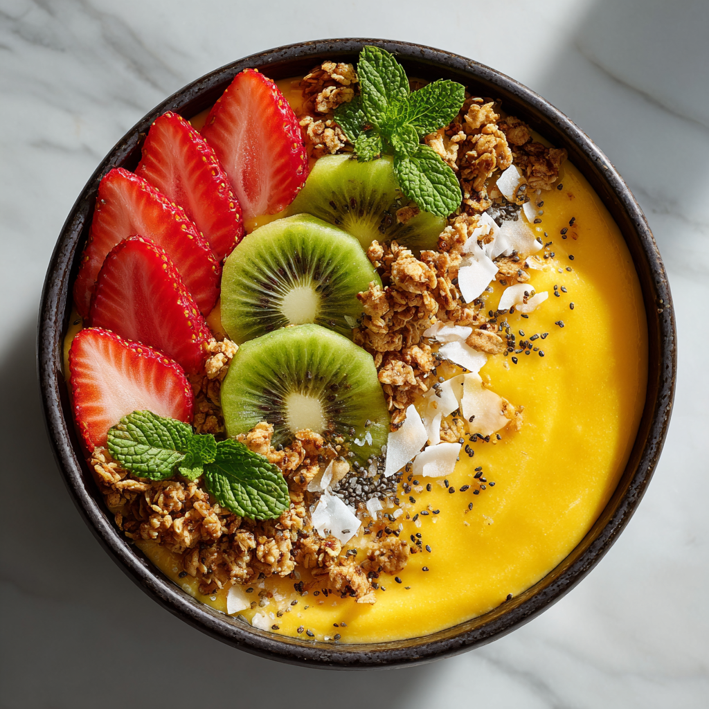 Mango Smoothie Bowl Recipe - Recipe Image