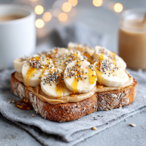 Peanut Butter Banana Toast Recipe
