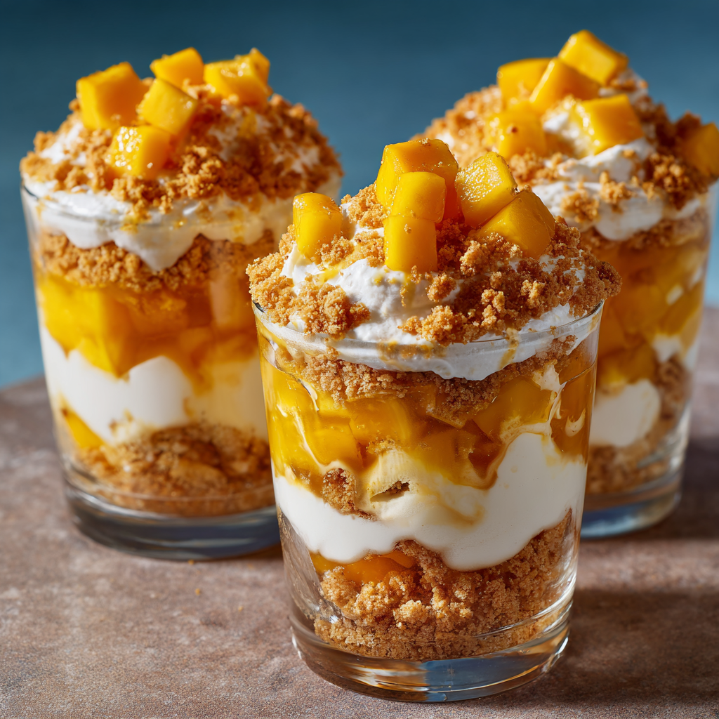 Mango Graham Float Cups Recipe