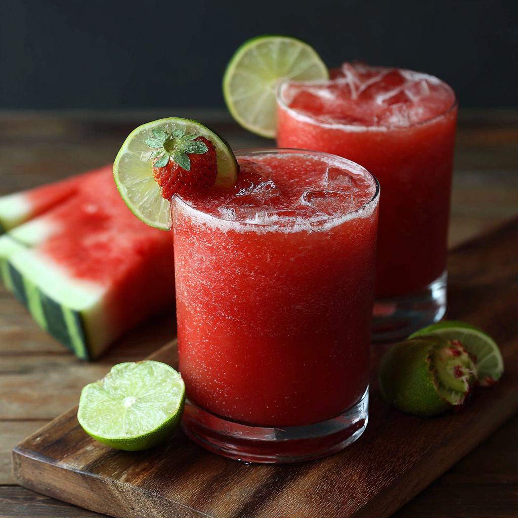 Watermelon Strawberry Cooler Recipe