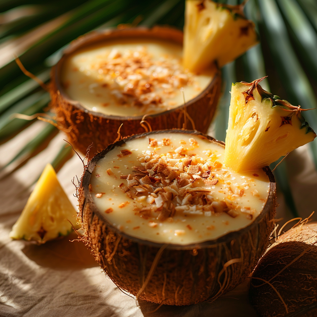 Pineapple Coconut Paradise Smoothie Recipe