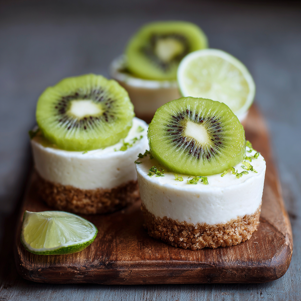 Kiwi Lime Cheesecake Cups Recipe
