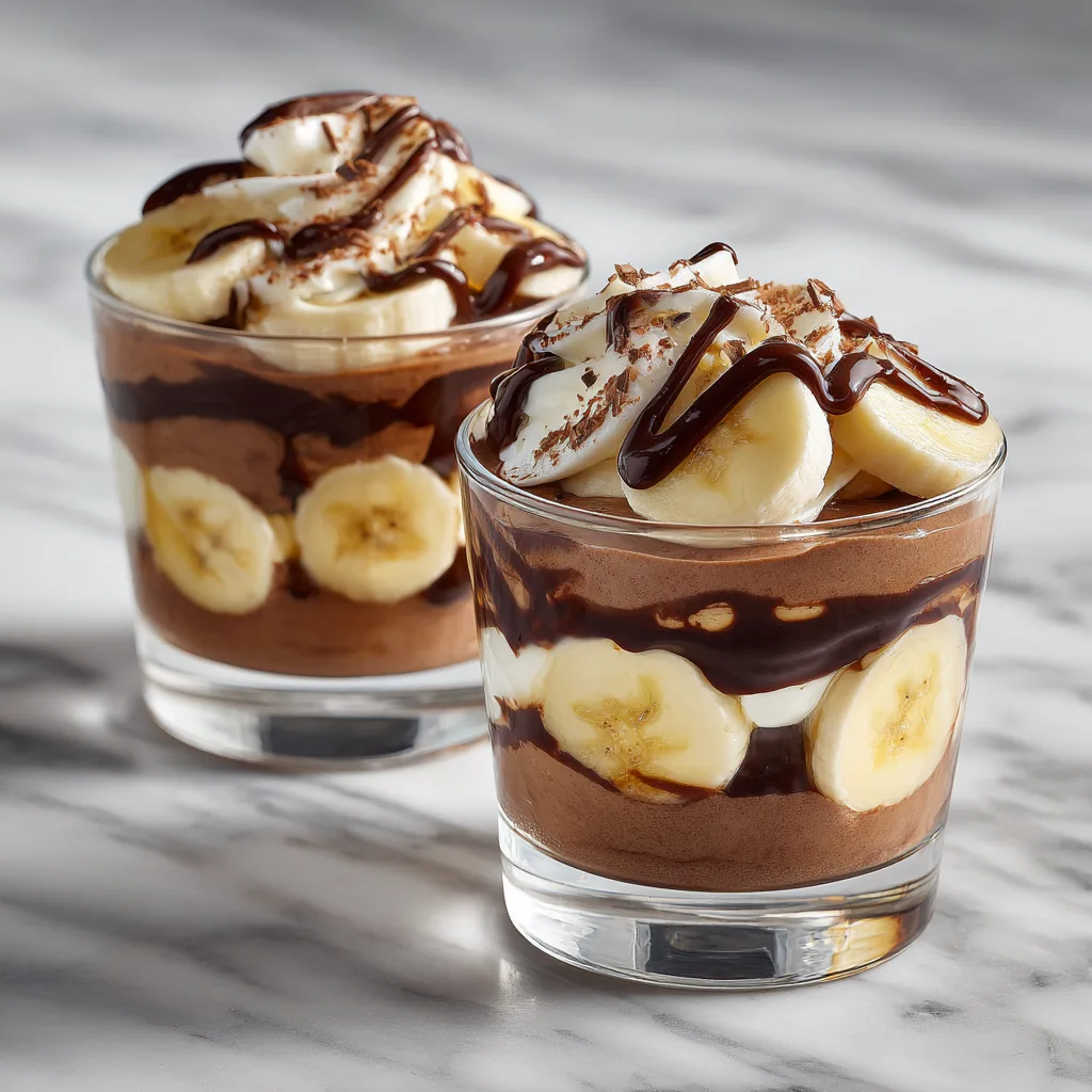 Banana Chocolate Yogurt Cups Recipe
