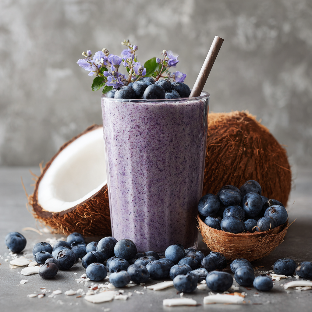 Blueberry Coconut Smoothie Recipe