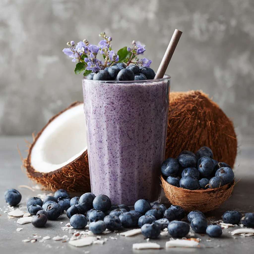 Blueberry Coconut Smoothie Recipe