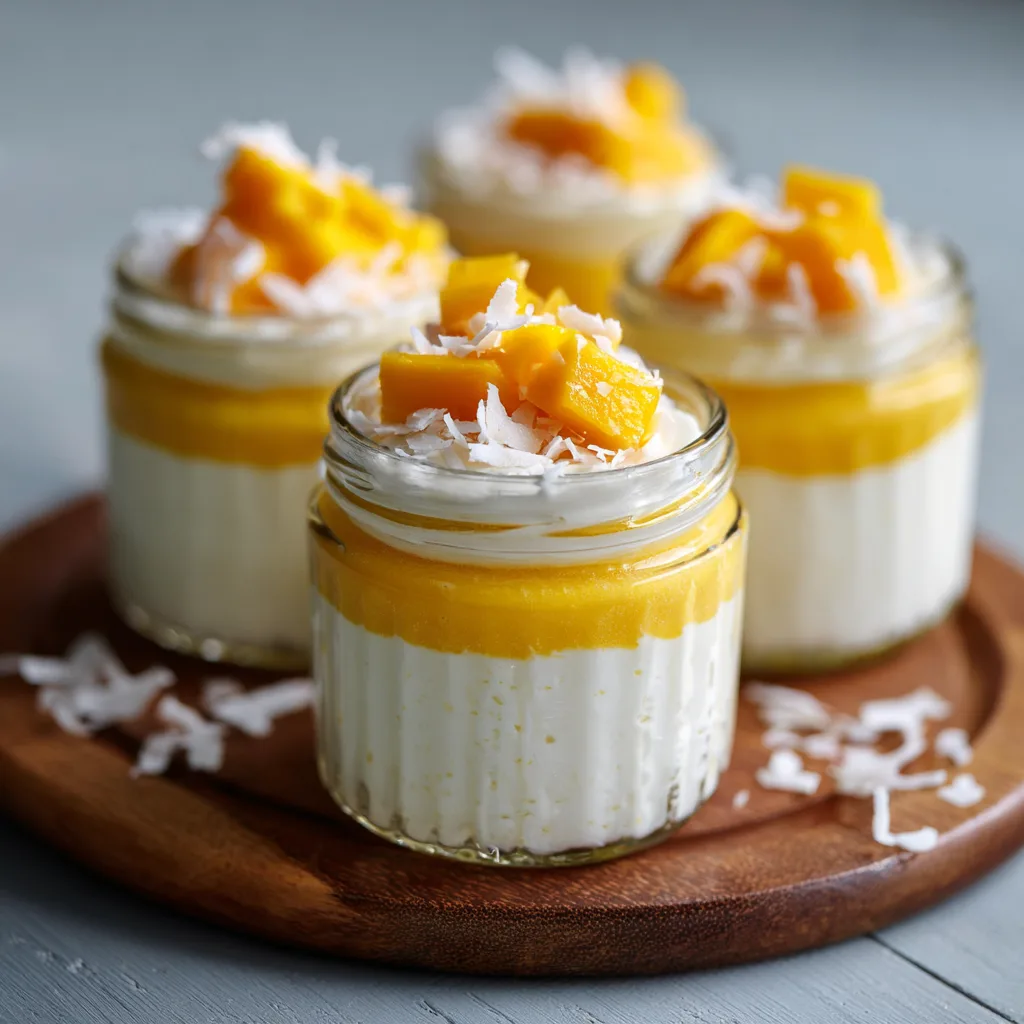 Mango Coconut Yogurt Jars Recipe