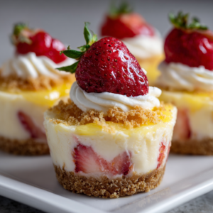 Strawberry Pineapple Cheesecake Cups Recipe