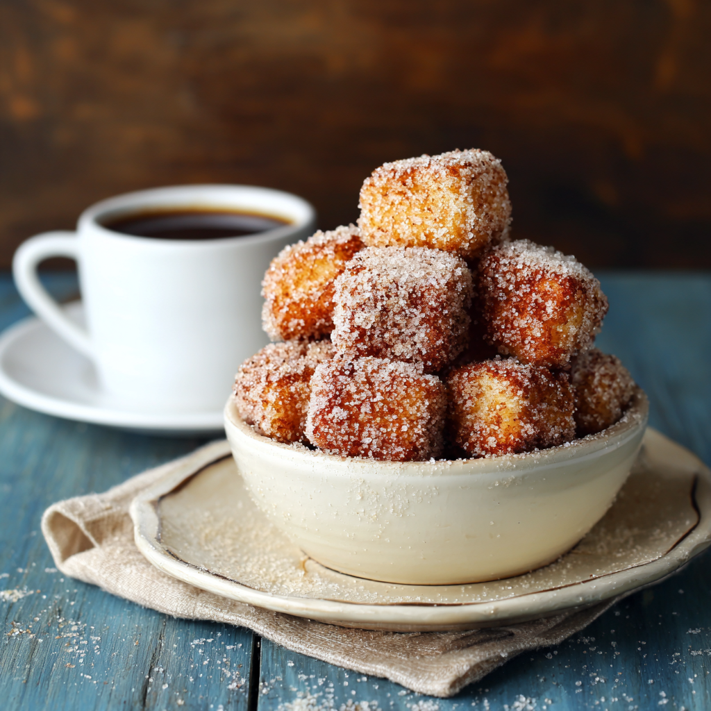 Cinnamon Sugar Churro Bites Recipe - Recipe Image