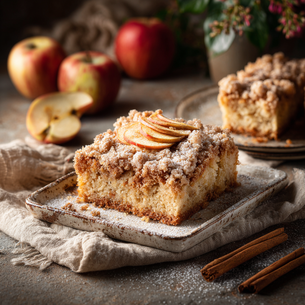 Apple Cinnamon Crumb Cake Recipe - Recipe Image