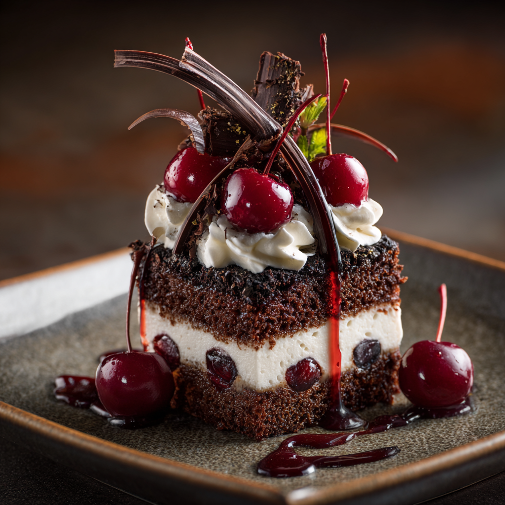 Black Forest Mini Cake Recipe - Recipe Image