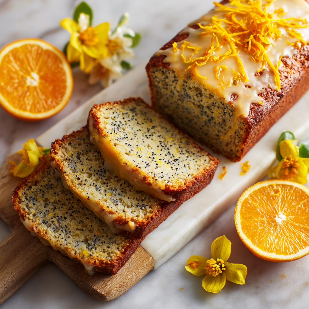 Orange Poppy Seed Cake Recipe - Recipe Image