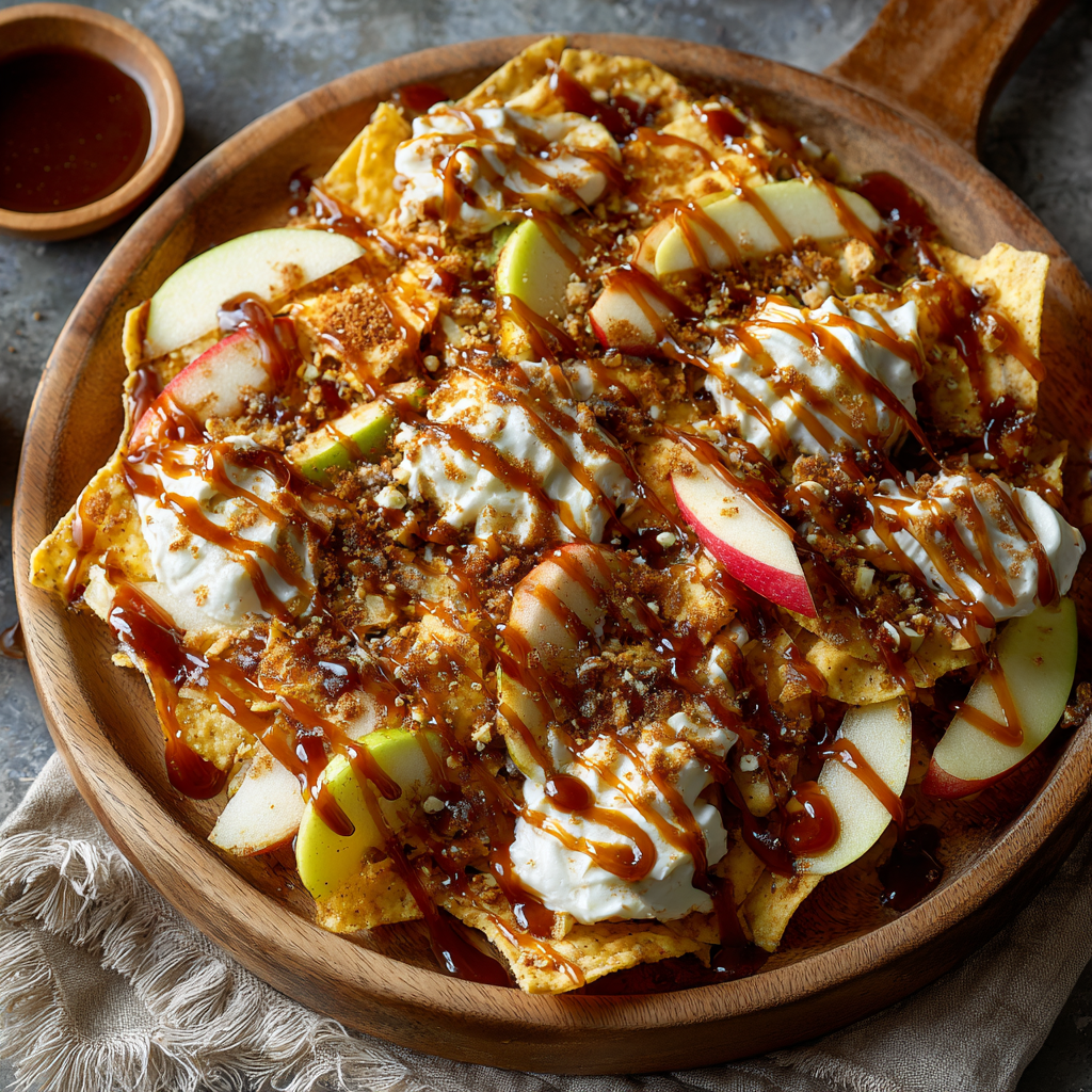 Caramel Apple Nachos Recipe - Recipe Image