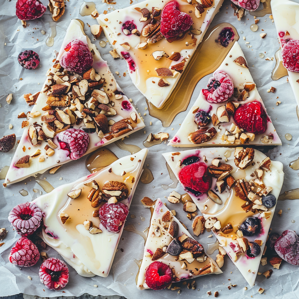 Frozen Yogurt Bark Recipe - Recipe Image