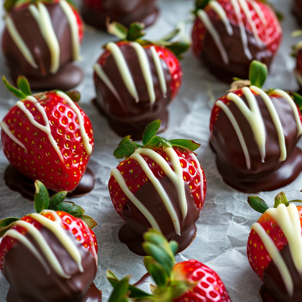 Chocolate Dipped Strawberries Recipe - Recipe Image