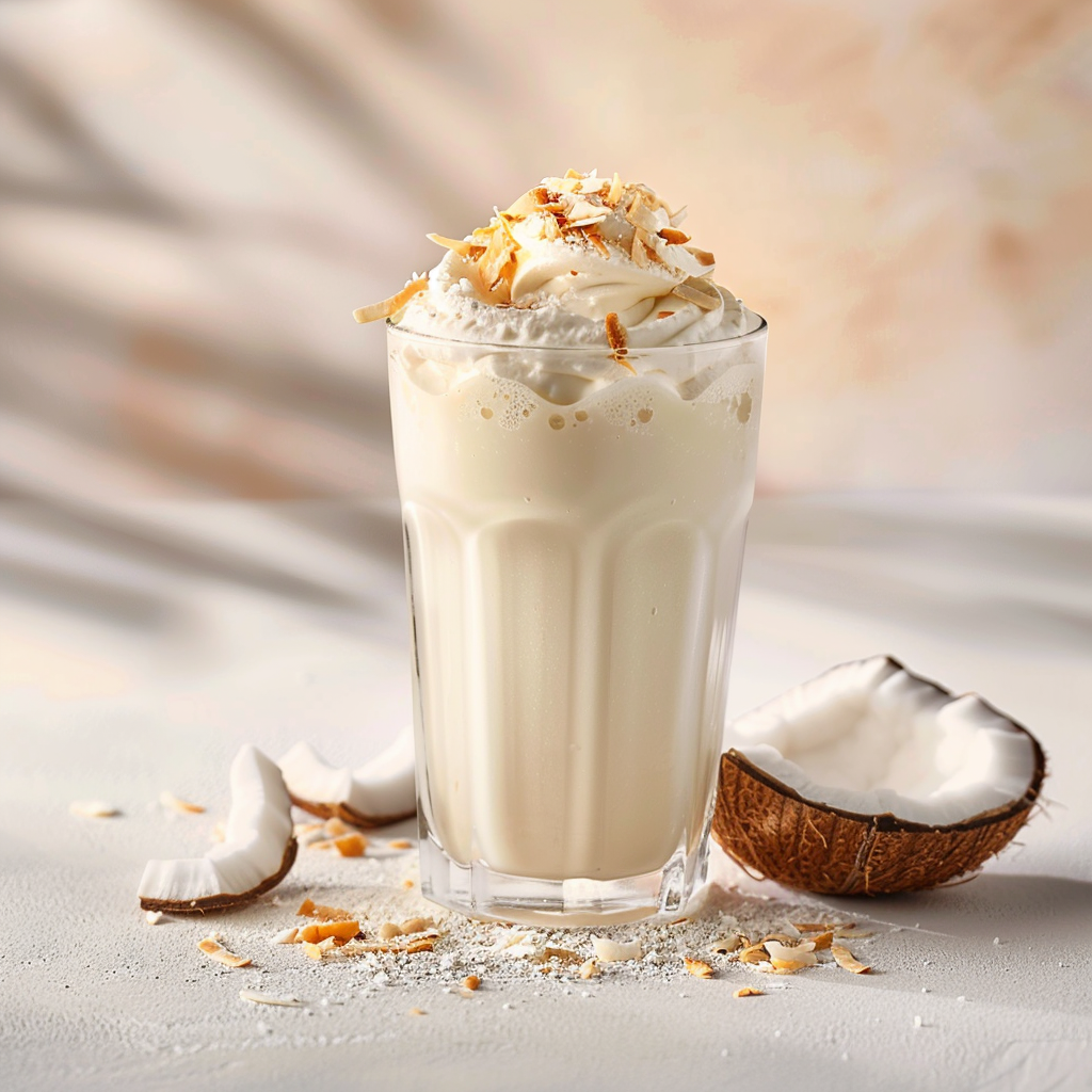 Coconut Milkshake Recipe - Recipe Image