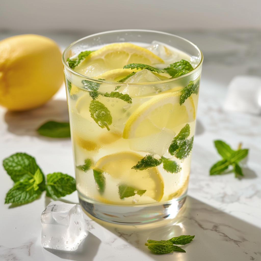 Lemon Mint Drink Recipe - Recipe Image