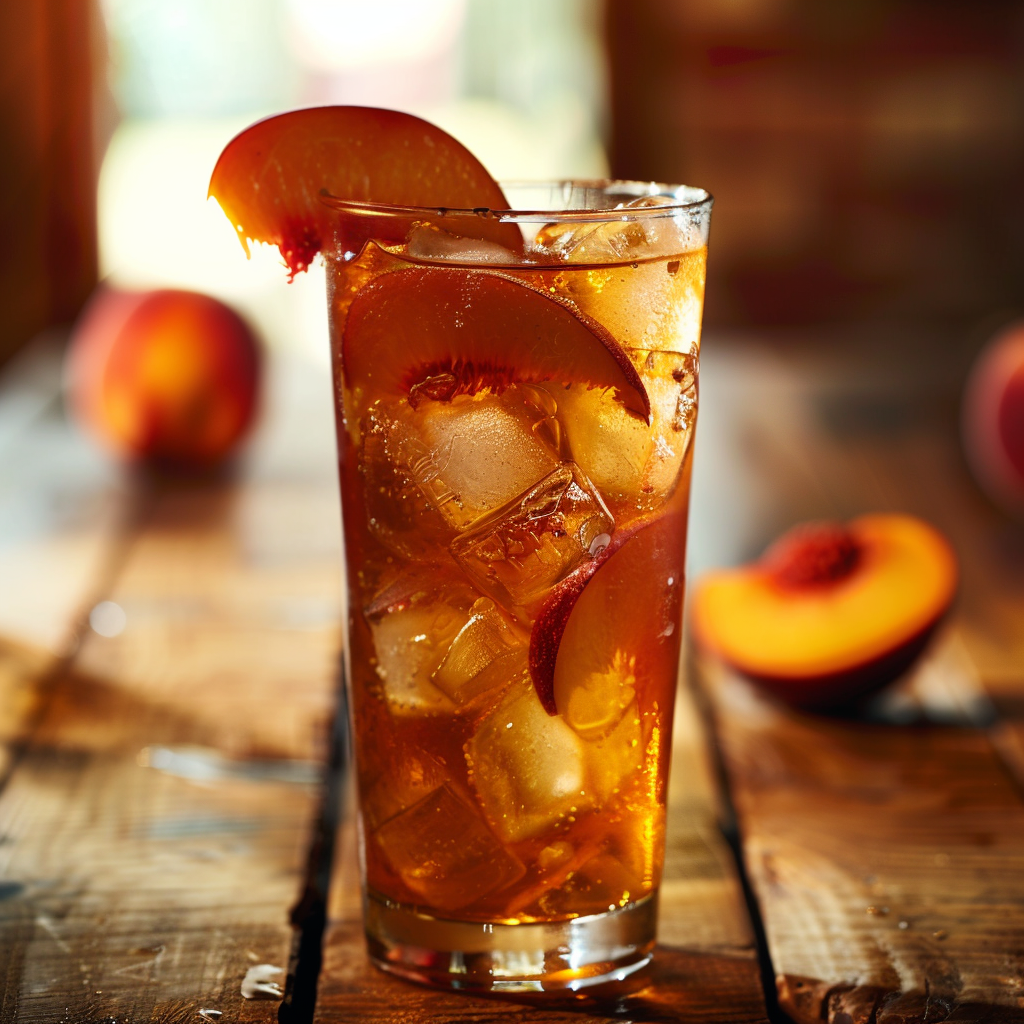 Peach Iced Tea Recipe - Recipe Image