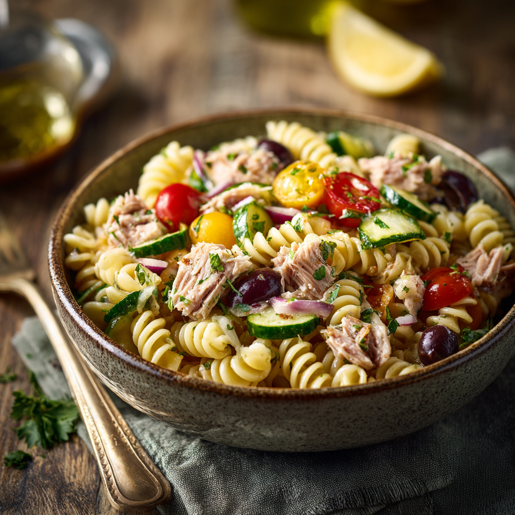 Tuna Pasta Salad Recipe - Recipe Image
