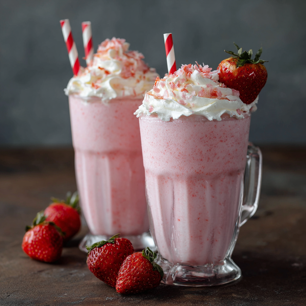 Strawberry Milkshake Recipe - Recipe Image