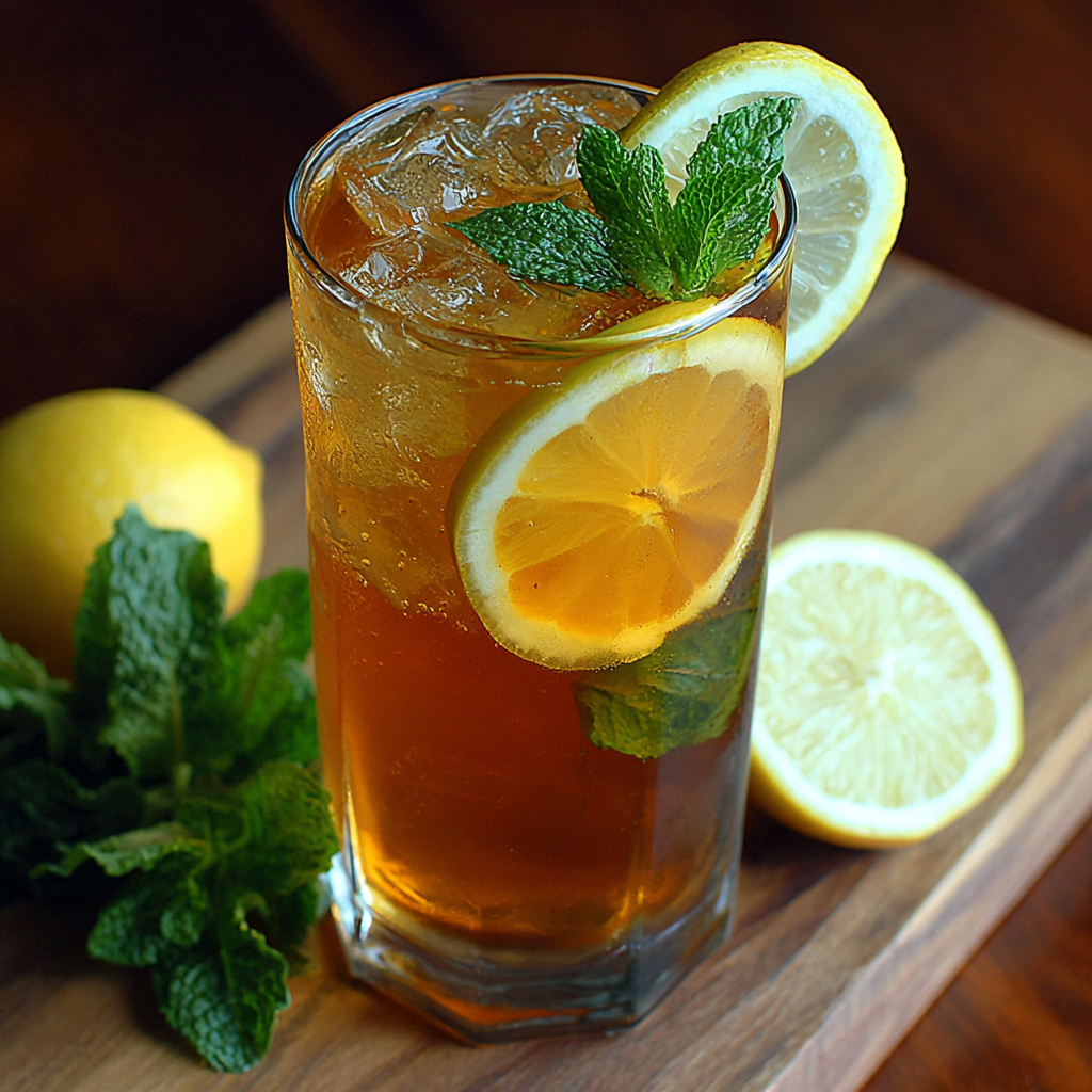 Lemon Mint Iced Tea Recipe - Recipe Image