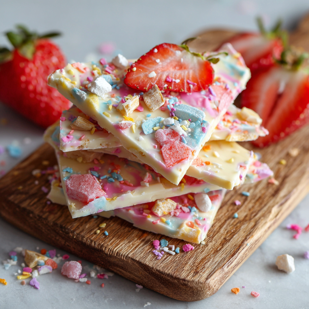 Frozen Yogurt Bark Recipe - Recipe Image