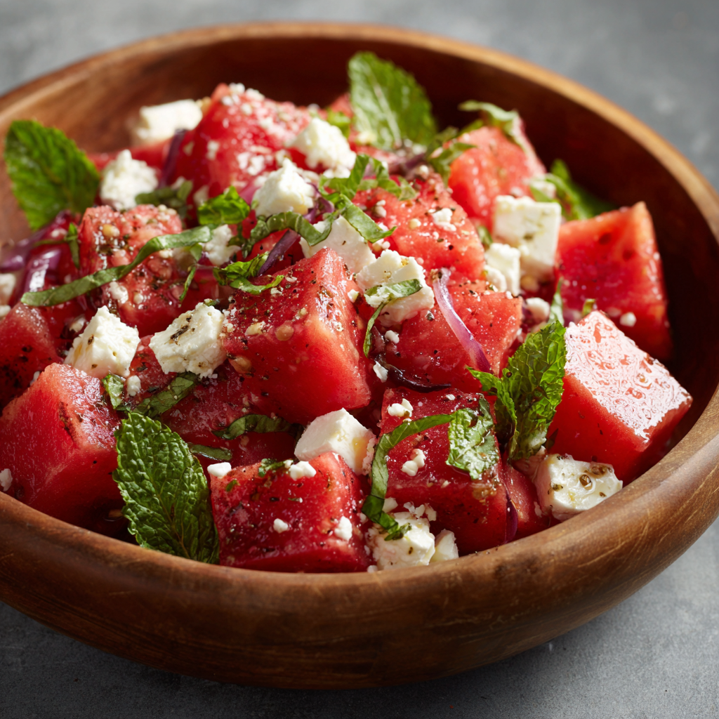 Watermelon Feta Salad Recipe - Recipe Image