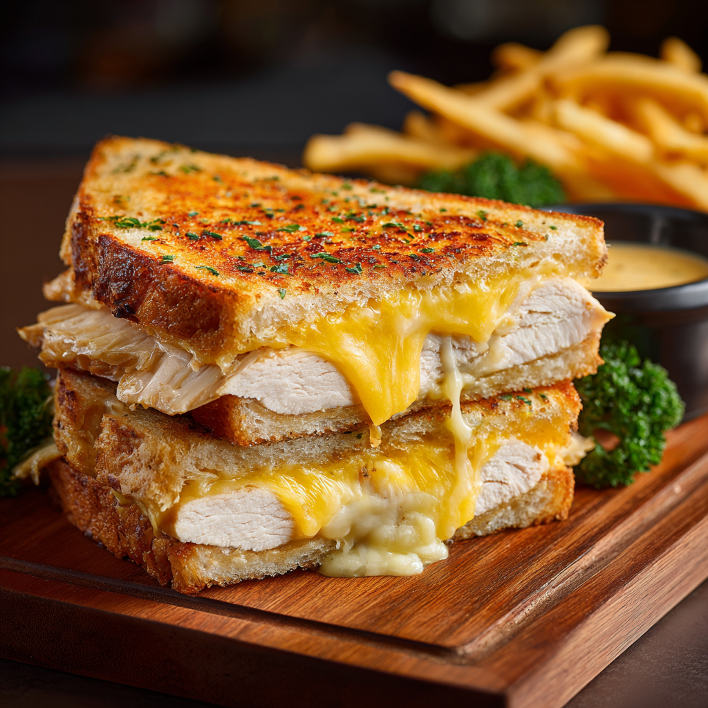 Chicken Cheese Sandwich Recipe - Recipe Image