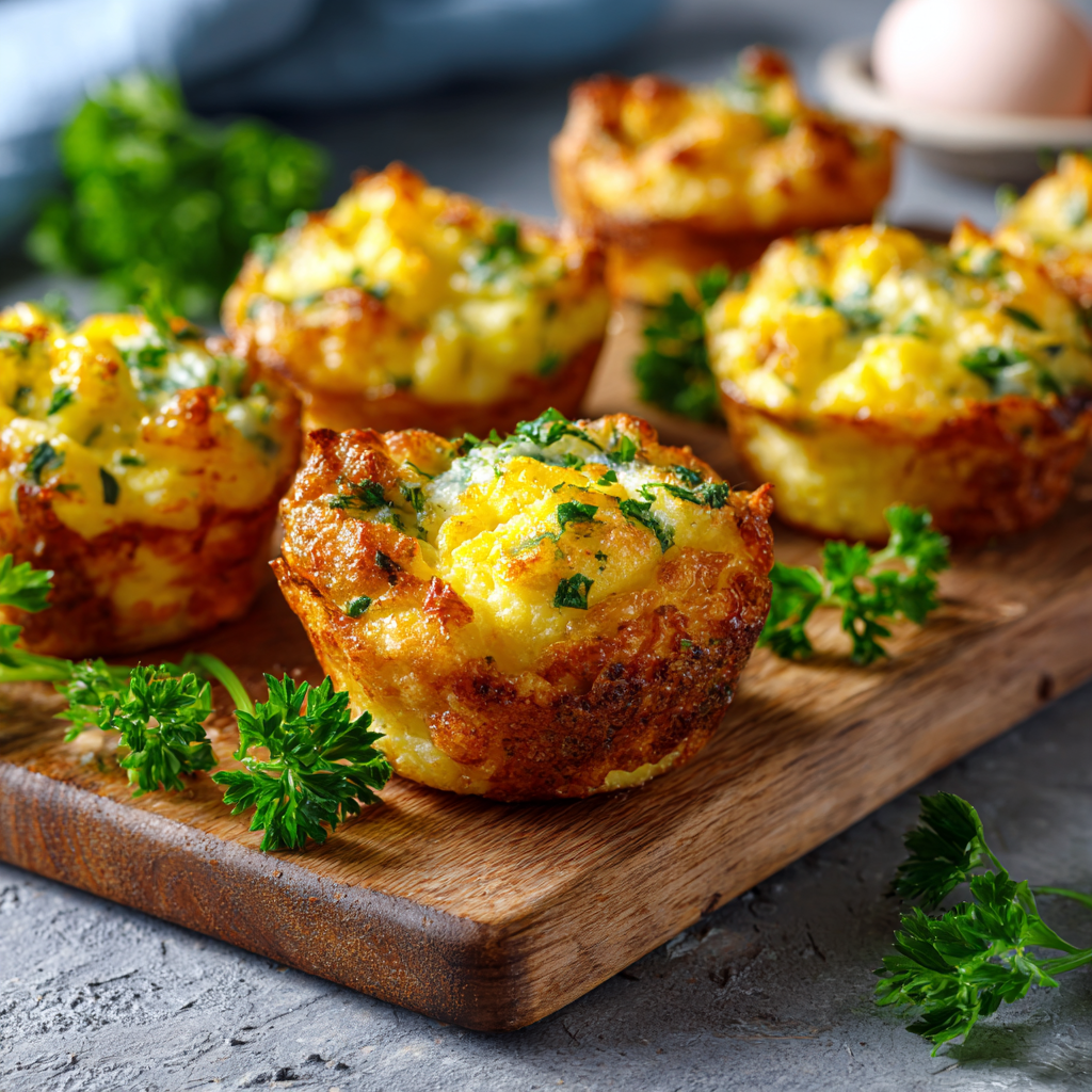Potato Egg Muffins Recipe - Recipe Image