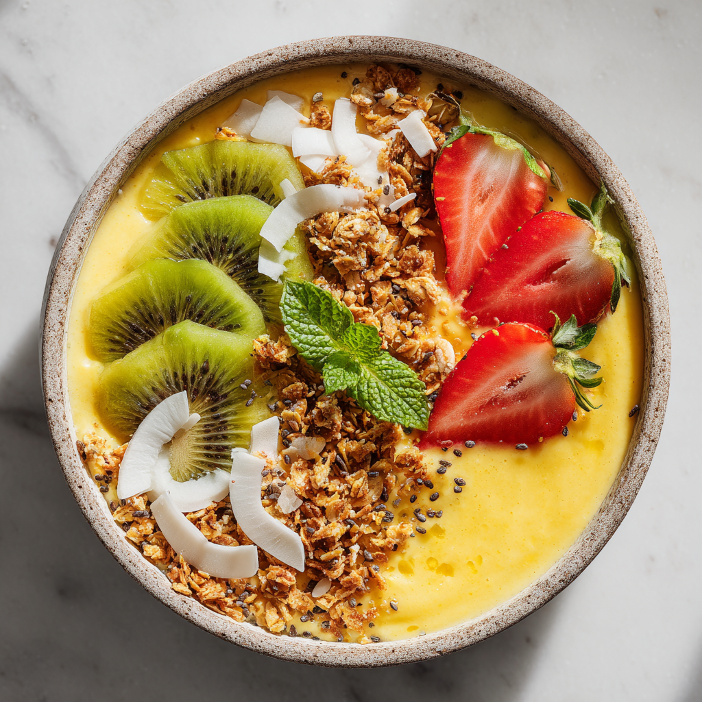 Mango Smoothie Bowl Recipe - Recipe Image