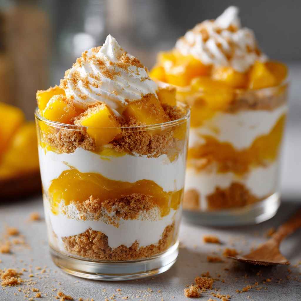 Mango Graham Float Cups Recipe - Recipe Image