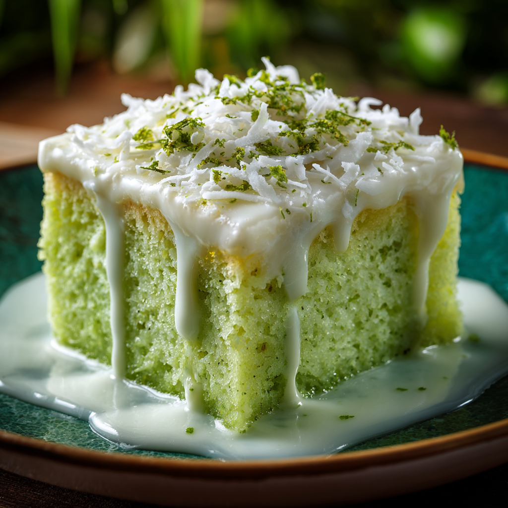 Pandan Coconut Tres Leches Recipe