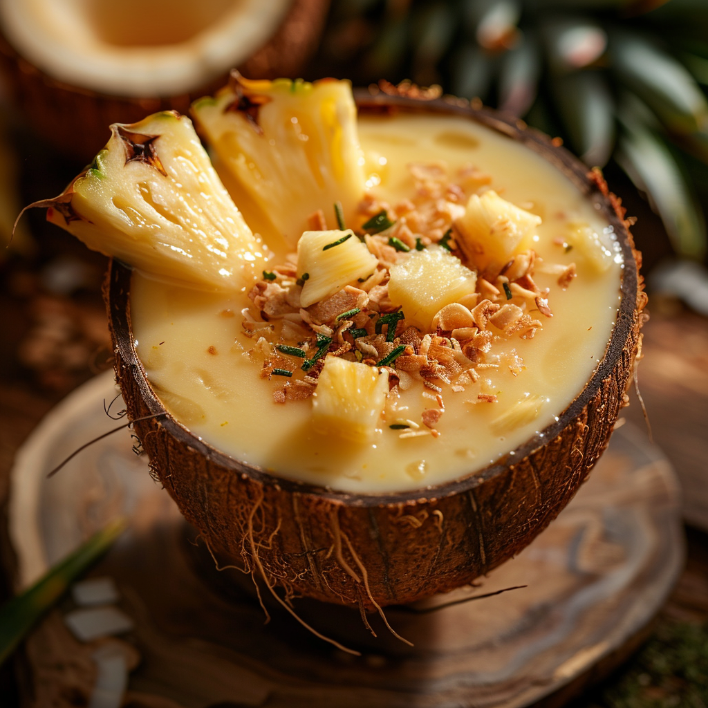 Pineapple Coconut Paradise Smoothie Recipe 2 Pineapple Coconut Paradise Smoothie Recipe - Recipe Image