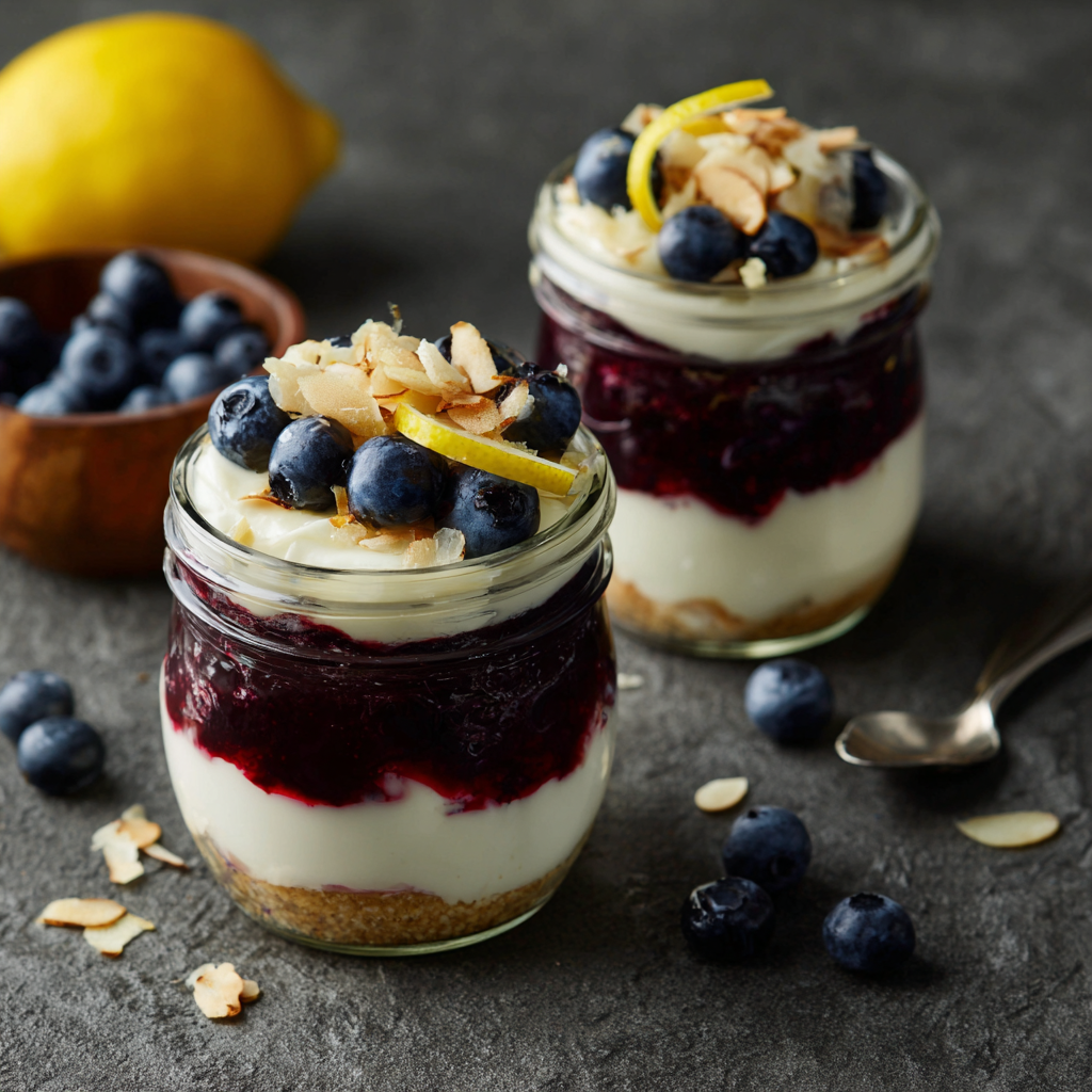 Blueberry Lemon Yogurt Parfaits Recipe 2 Blueberry Lemon Yogurt Parfaits Recipe - Recipe Image