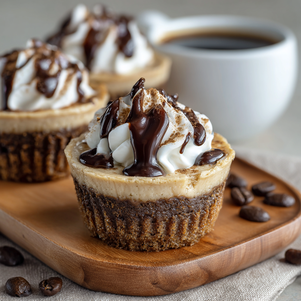 Coffee Mocha Cheesecake Cups Recipe 2 Coffee Mocha Cheesecake Cups Recipe - Recipe Image
