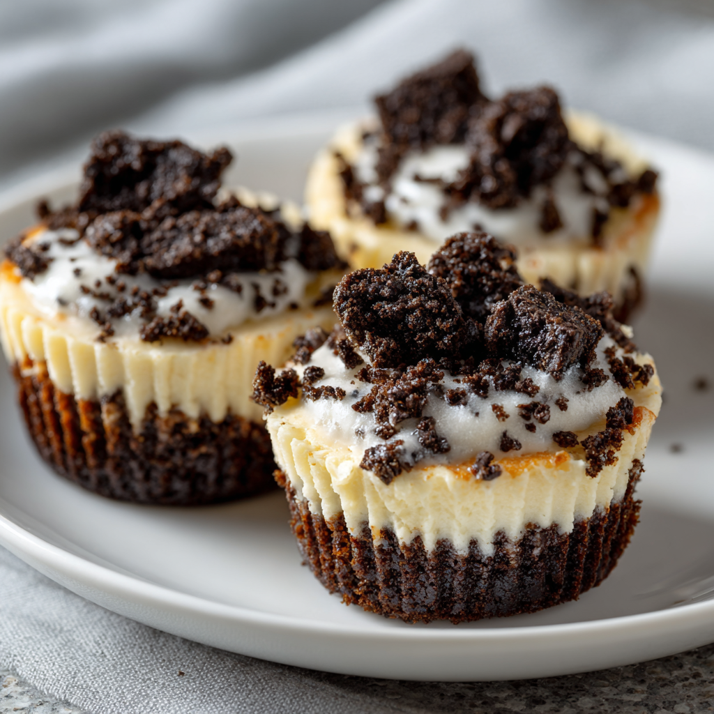 Cookies and Cream Cheesecake Cups Recipe - Recipe Image