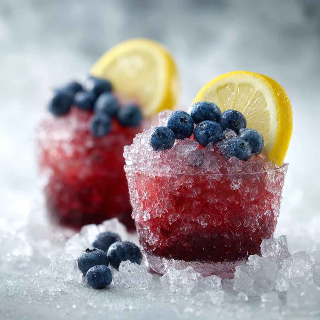 Blueberry Lemon Ice Cups Recipe