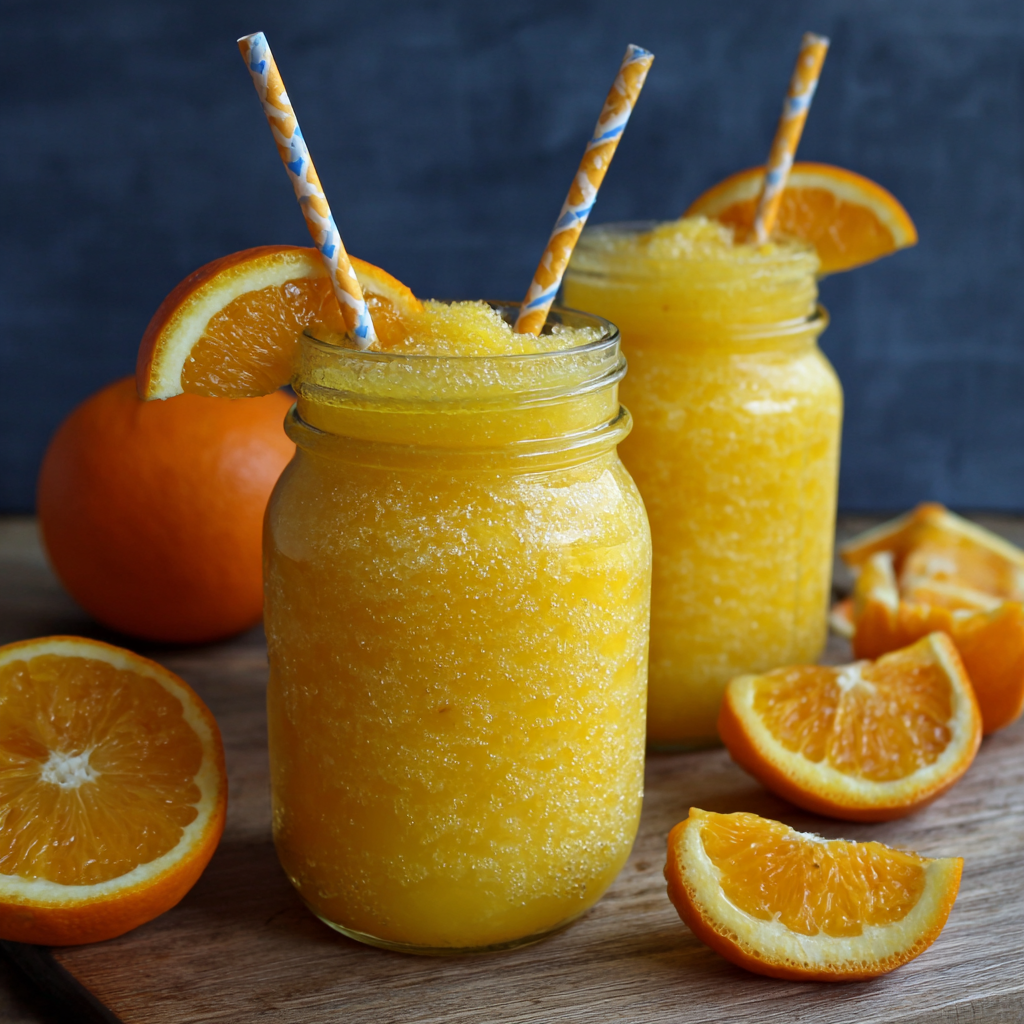 Orange Mango Slush Recipe 2 Orange Mango Slush Recipe - Recipe Image